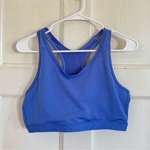 Moving Comfort blue sports bra size xl